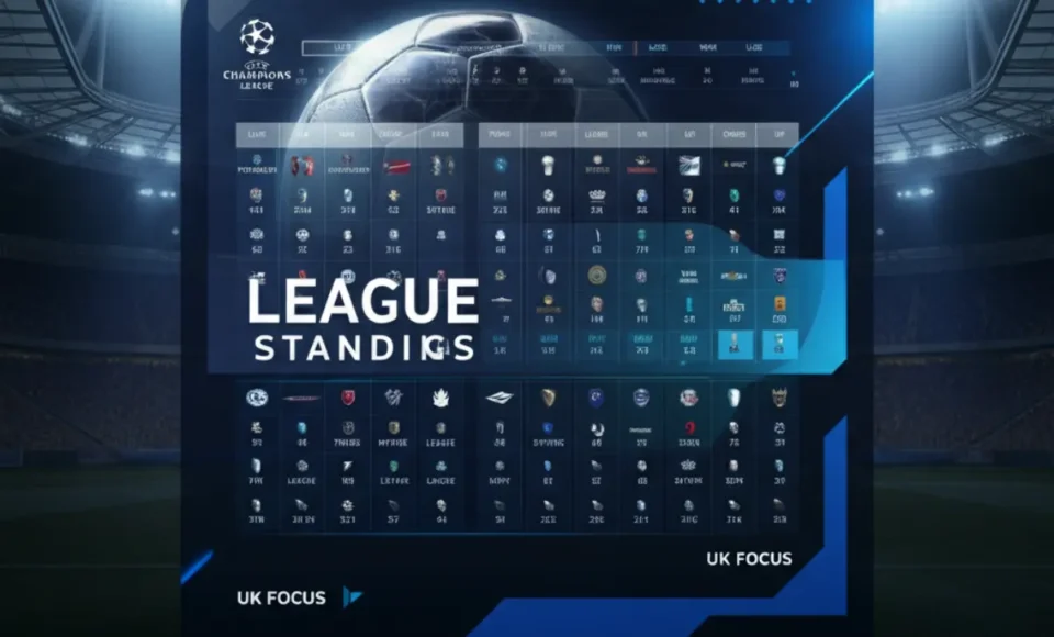 champions league standings