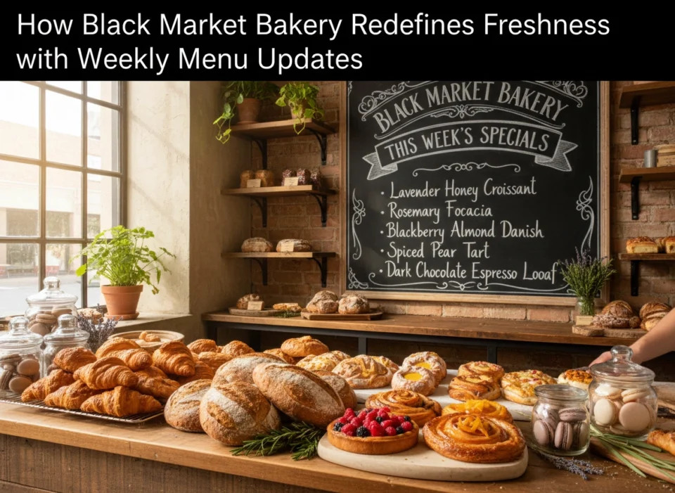 How Black Market Bakery Redefines Freshness with Weekly Menu Updates