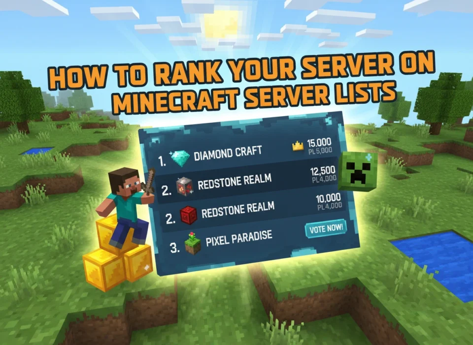 How to Rank Your Server on Minecraft Server Lists